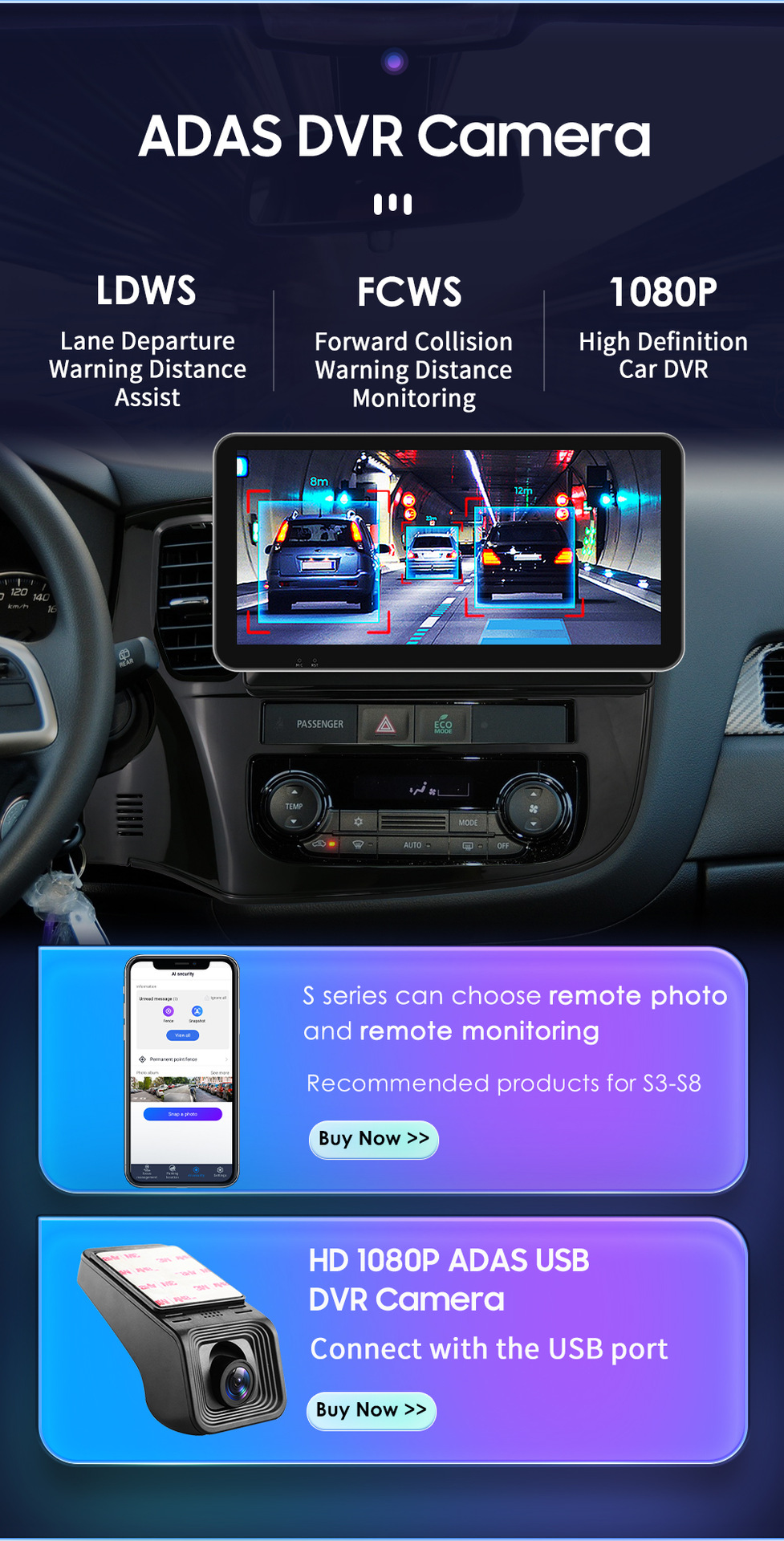 10.33inch Suitable for 12-18 Mitsubishi Outlander 3Rd Generation Car Central Control Navigation Bluetooth Wireless Carplay