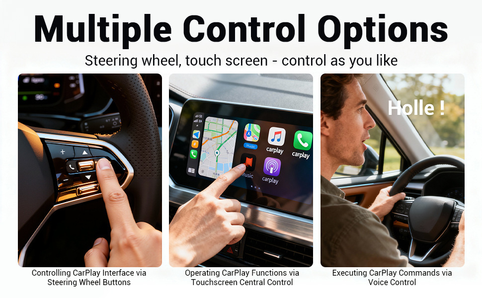 New Foreign Trade Model 2-in-1 Car-Machine Connectivity Module, Direct Plug-In Carplay Wireless Box, Android Auto Carplay Box