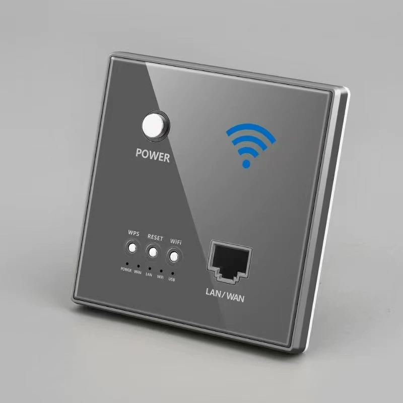[Yabe] Гигабит/100М WIFI настенный маршрутизатор для отеля дома 86 беспроводной двойной частоты основной маршрутизатор