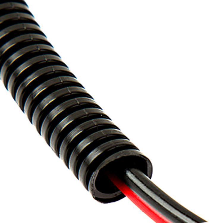 波纹管厂家 PA黑色伸缩波纹管 灯饰穿线波纹管 阻燃尼龙波纹软管