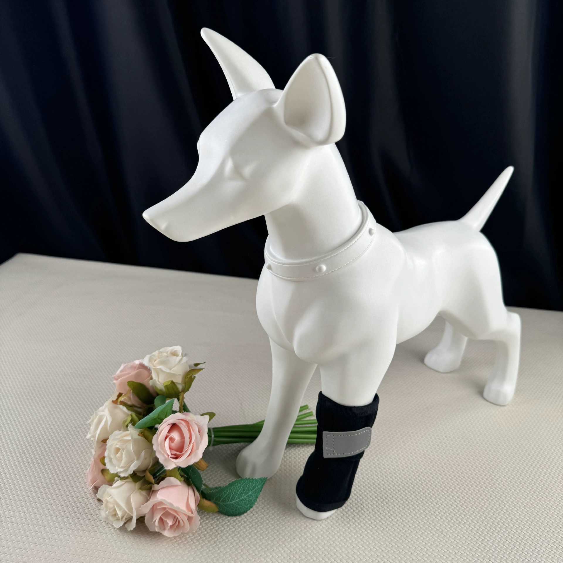 Трансграничная новая защита наколенников для собак Регулируемая защита суставов липучки