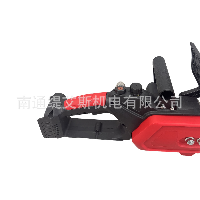 Sierra eléctrica de litio recargable de alta potencia sin escobillas de 12 pulgadas transfronteriza Sierra de cadena eléctrica portátil para uso doméstico al aire libre