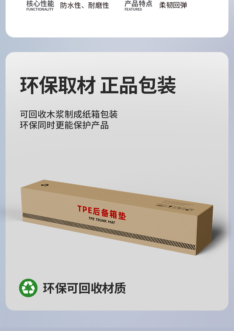 Suitable for GAC Aion UT/UT super RT Y/Y PLUS i60 special TPE car trunk mat