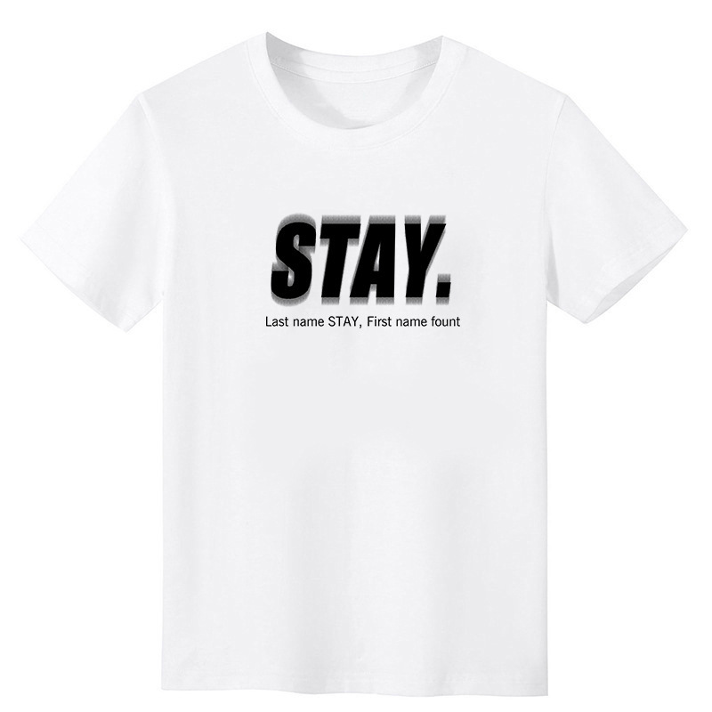 STAY(화이트)-반소매