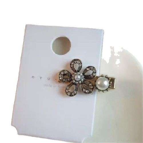 Beads pearl, accessories, fashionable hairgrip, hair accessory, bangs, DIY, Korean style 5
