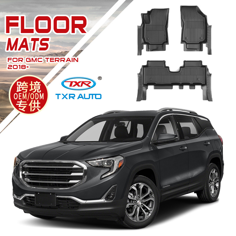 Adecuado para alfombrillas antideslizantes 5D especiales para alfombrillas de coche Gmc Terrain