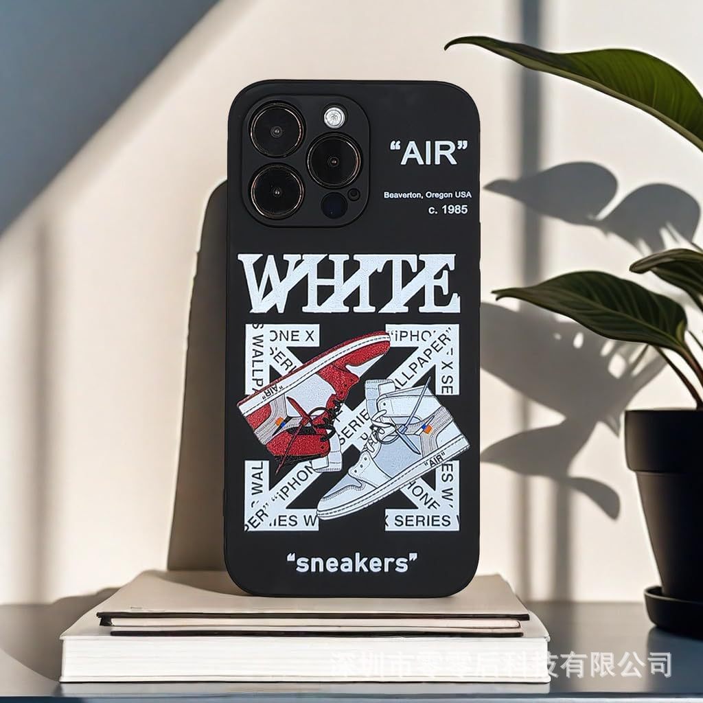 红色球鞋适用iphone16手机壳苹果14promax全包13/11磨砂15保护套