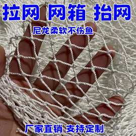 尼龙渔网拉网网箱抬网拖网清塘网鱼网养鱼网箱捕鱼网地网网片