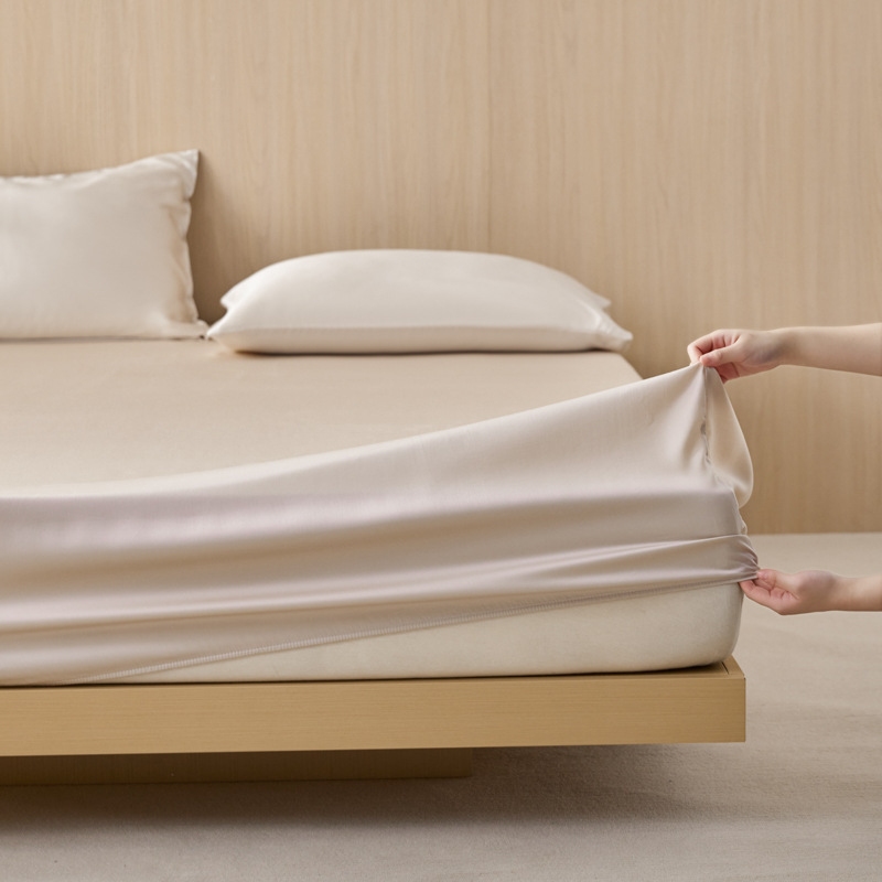 Colcha de cama Tensi de una sola pieza, funda de cama de verano 60S, funda protectora de colchón fresco, cama doble individual, todo incluido, juego de cama sucia