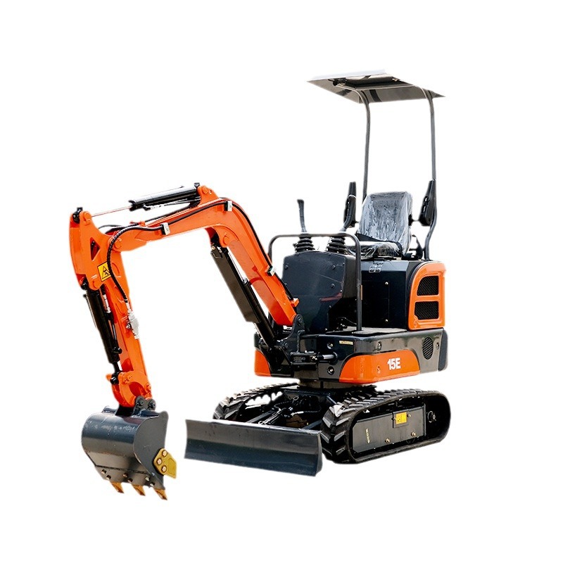 Mini excavadora transfronteriza microexcavadora agrícola de apertura de tierras en interiores limpieza agrícola de excavación de suelos domésticos pequeña excavadora