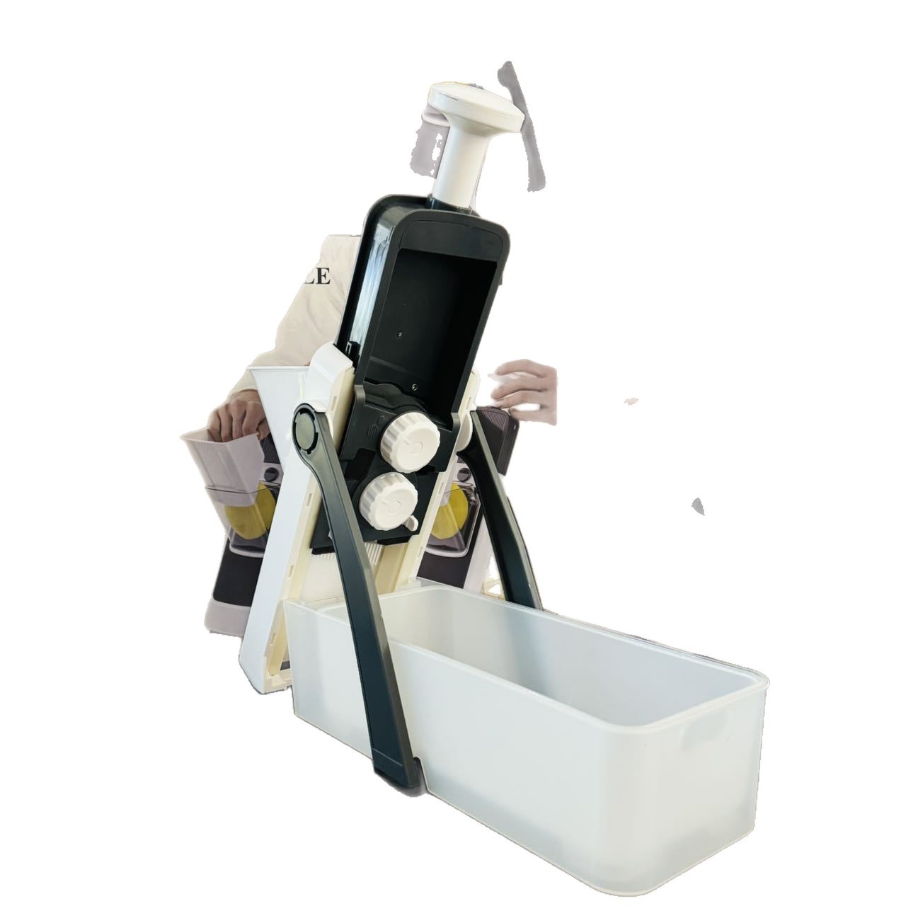 Cuarta generación de raspador de seda, cortador de verduras multifuncional, cortador de papas de seda, cortador de limón, nuevo artefacto de corte de verduras doméstico
