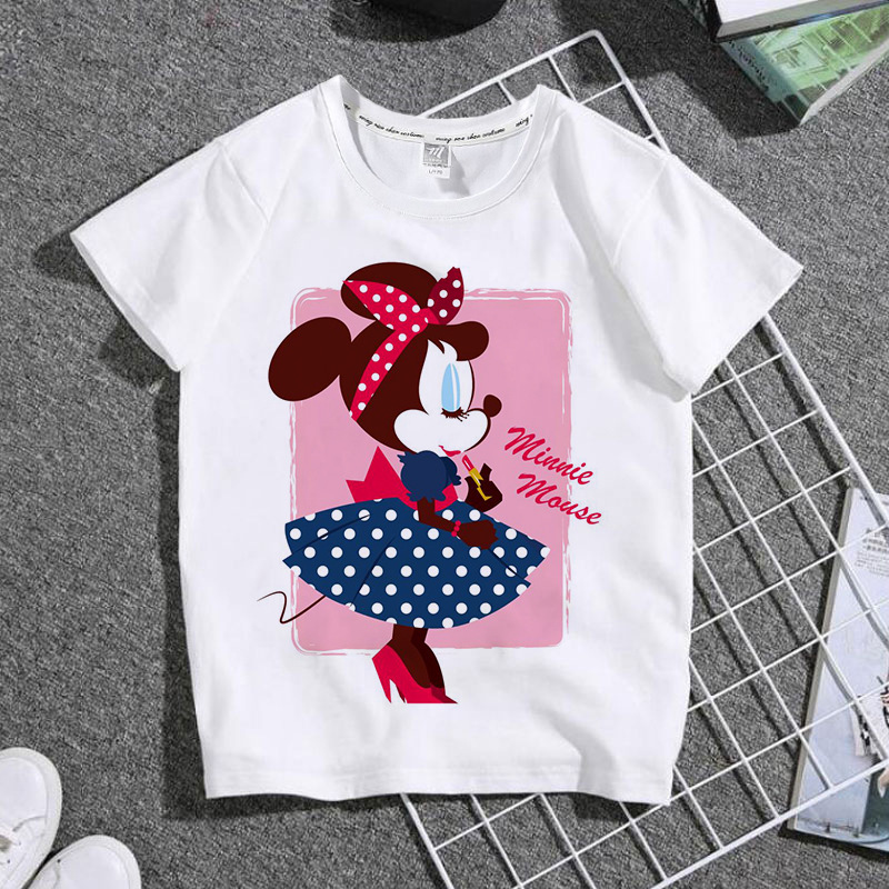 TT723 summer fashion cute Mickey Mickey Mouse printed parent-child clothes men's and women's short-sleeved children's T-shirt TT723 summer fashion cute Mickey Mickey Mouse printed parent-child clothes men's and women's short-sleeved children's T-shirt