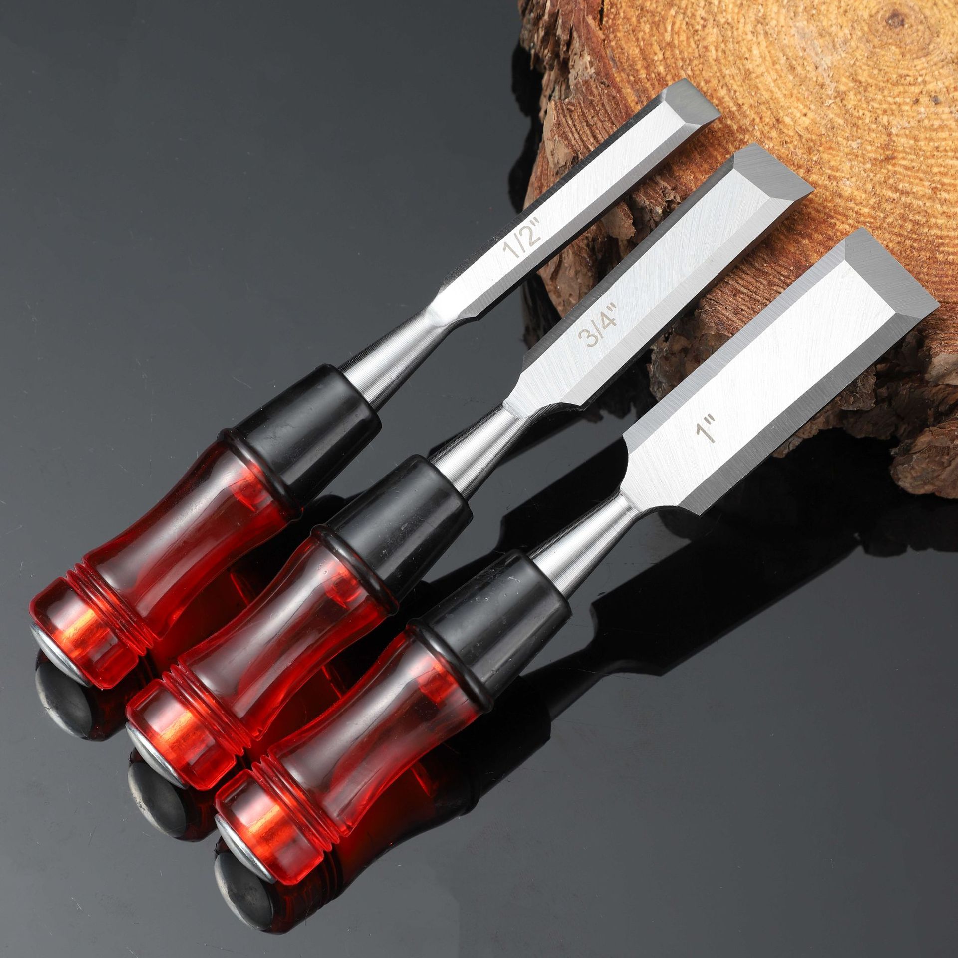 螺纹塑料手柄雕刻刀高碳钢多功能便携木工凿陶艺美工刀厂家批发