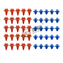 适用于丰田RAV4 FJ巡洋舰引擎盖保险杠固定器汽车塑料卡扣50PCS