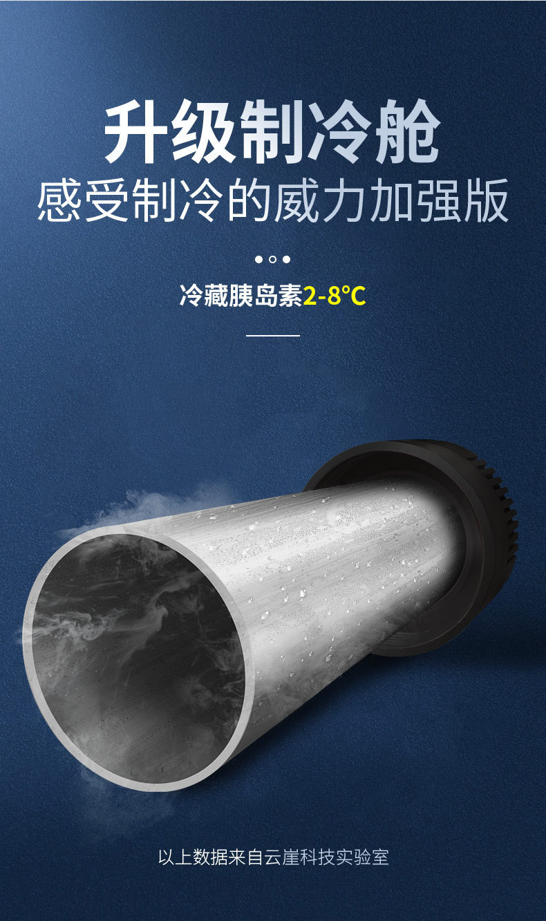 Portable insulin refrigerated box car mini refrigerator mini medicine beverage cooling Cup outdoor car refrigerated box