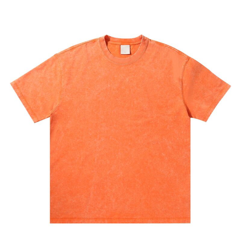 300 グラムヘビーウェイトピュアコットンウォッシュ Tシャツウォッシュ Tシャツレトロトレンディブランドルーズ Tシャツヨーロッパとアメリカのクロスボーダー Tシャツ男性用|undefined