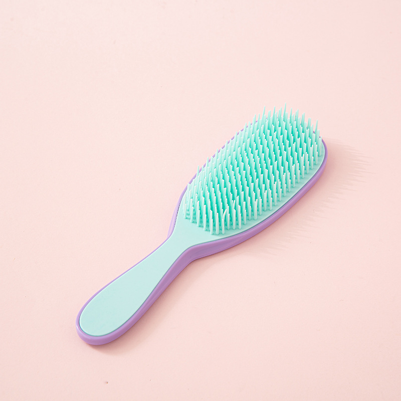 Mango largo costilla peine celebridad de Internet mismo estilo no anudado mullido masaje peine hogar costilla peine peluquería peine del pelo al por mayor
