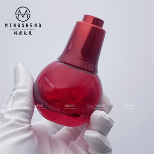 In-Stock Rice + Same Style 30ml Dropper Bottle Red Essential Oil Bottle Essence Lotion Dispensing Bottle Glass Bottle