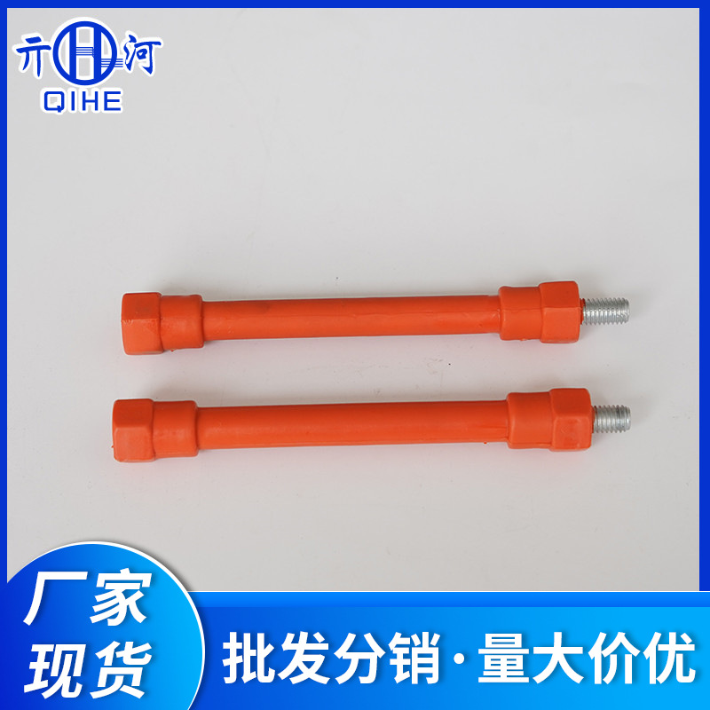 厂家批发l螺杆L65  山东多规格橡胶多色消防车配件器材卡具螺杆