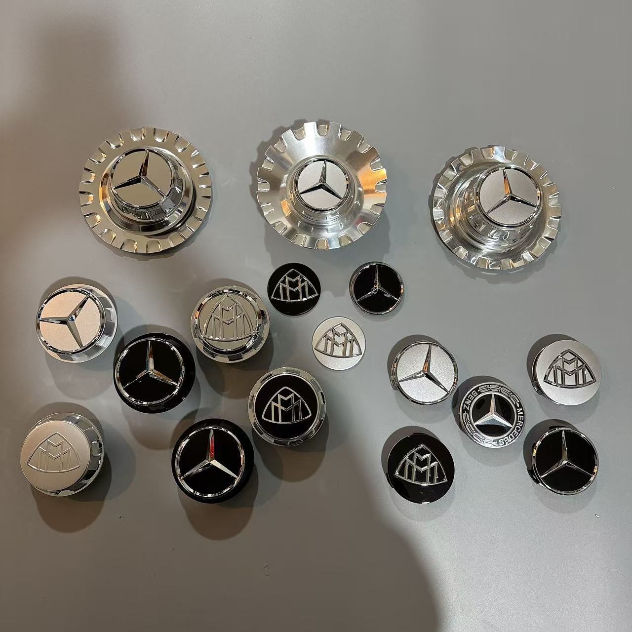 Amgs65 Wheel Hub Cover Mercedes-Benz S63S65Amg Wheel Hub Cover Taiwan Version S560S65 Wheel Hub Decorative Cover Light Modification