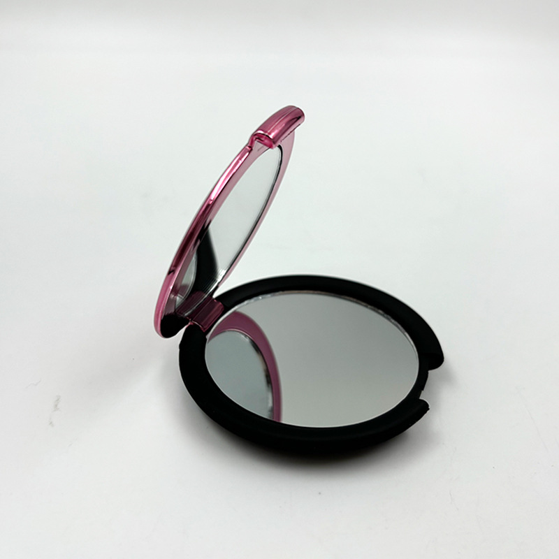Folding handheld portable cute small mirror