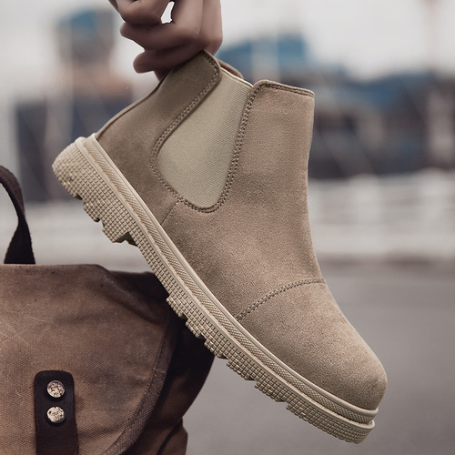 British Martin boots, fashionable retro work boots