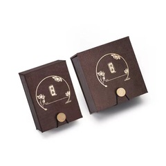 古法伝統のジュエリーボックス、木製の留め金、高級感のあるブレスレット包装箱、ペンダントネックレス、ブレスレットボックス、ジュエリー包装ギフトボックス