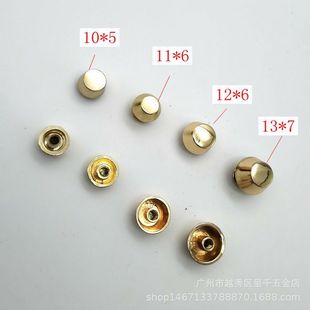 Factory sales die-cast bucket nail base screw screw foot nail decorative buckle