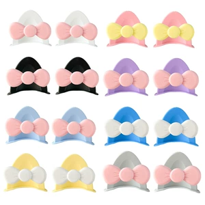 Helmet Decoration Ears Bow Cute Ski Helmet Accessories Electric Motorcycle Decor