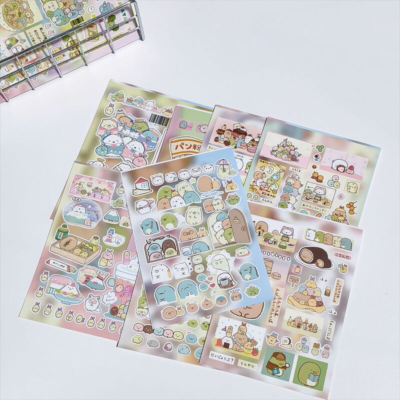8 Corner Creature Die-Cut Stickers Popular Japanese Cartoon Cute Notebook Collage Material Waterproof Stickers 8 Corner Creature Die-Cut Stickers Popular Japanese Cartoon Cute Notebook Collage Material Waterproof Stickers