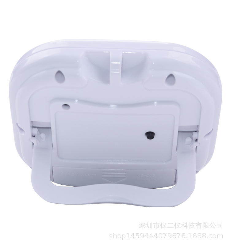 TA638家用工业迷你电子式温度计 大屏幕带时钟室内温湿度表