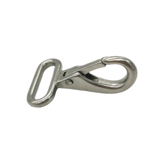 316 stainless steel spring hook square ring directional hook 304 Oval fixed hook luggage hook spring hook webbing