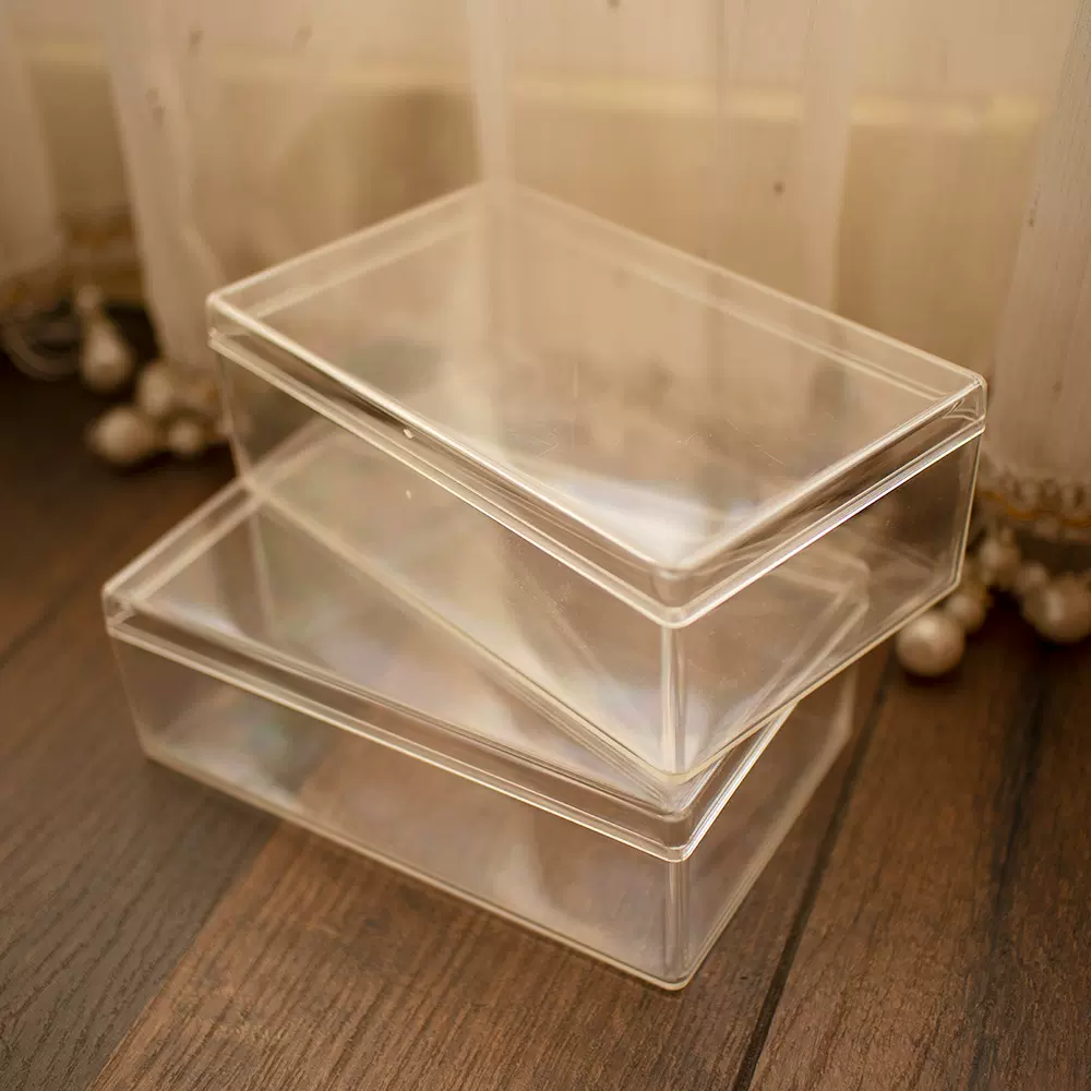 定做透明塑料盒子长方形天地盖家居收纳盒零件盒标本盒储物亚克力
