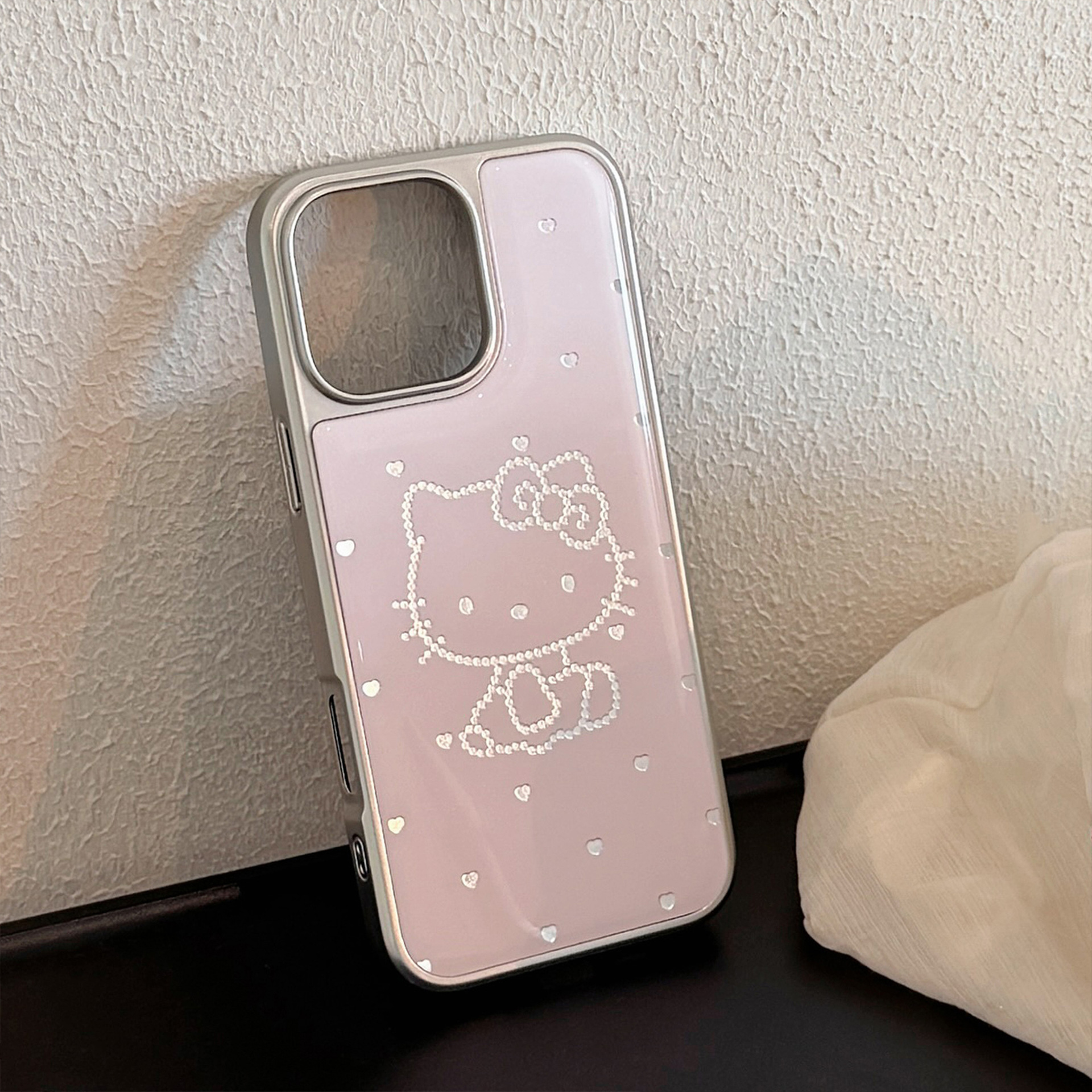 Funda para iPhone 16 con diseño de gato dulce, chapada en oro y epoxi, compatible con iPhone 17, Apple 15 Pro Max, iPhone 13 y Huawei.