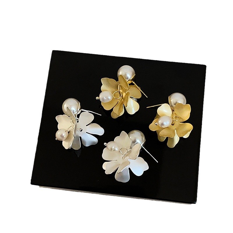 Retro matte small design sophisticated fashionable earrings from…