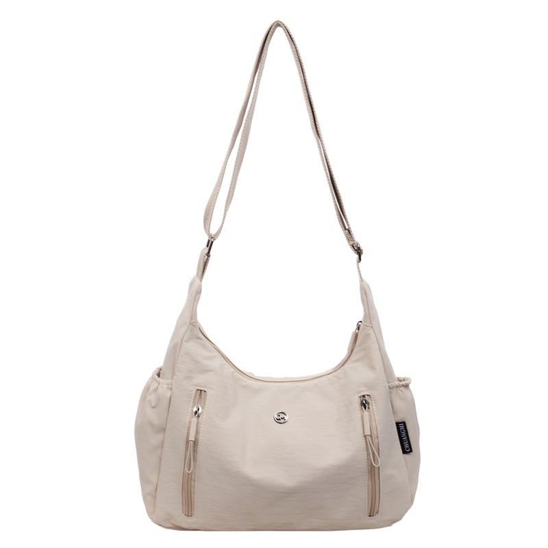 Large Capacity Women's Bag 2025 New Lightweight Commuter Crossbody Bag Multi-Pocket Waterproof Nylon Tote Bag - Thumbnail 5