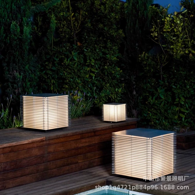 Солнечный столб светильника Вилла садовая дверь столб лампа наружный двор настенный светильник наружный водонепроницаемый столб светильник