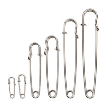 大头简易别针固定衣服扣针大号安全别针金属老式胸针毛衣回形扣针