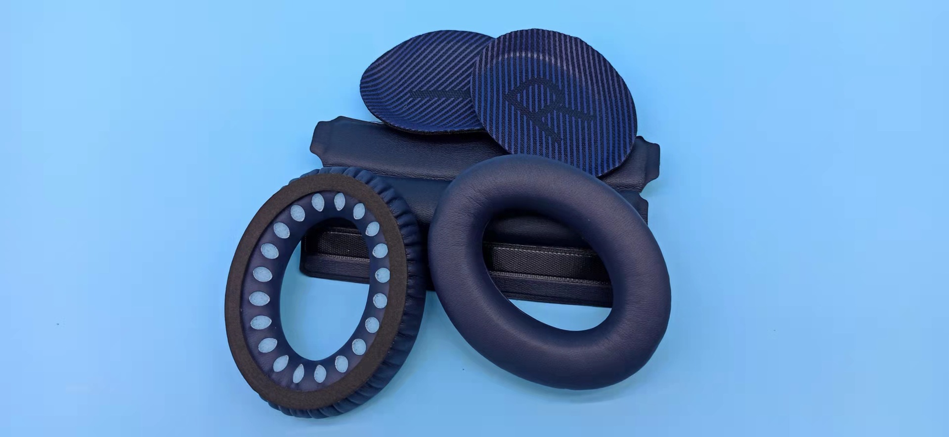 1 traje para qc35/qc35 II almohadillas orejeras y V2 qc35/qc35 II diadema almohadillas