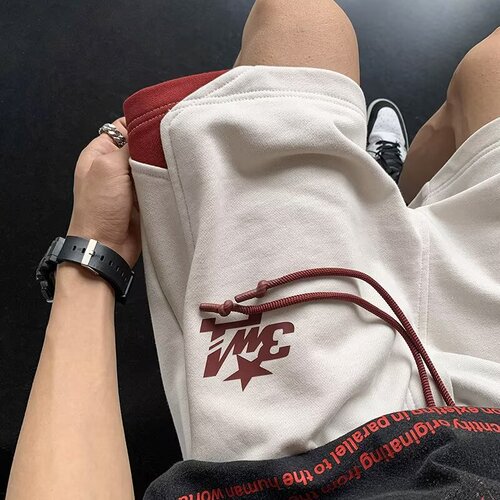 American basketball shorts for men and women, summer high street fashion brand five-pocket loose casual beach pants trendy