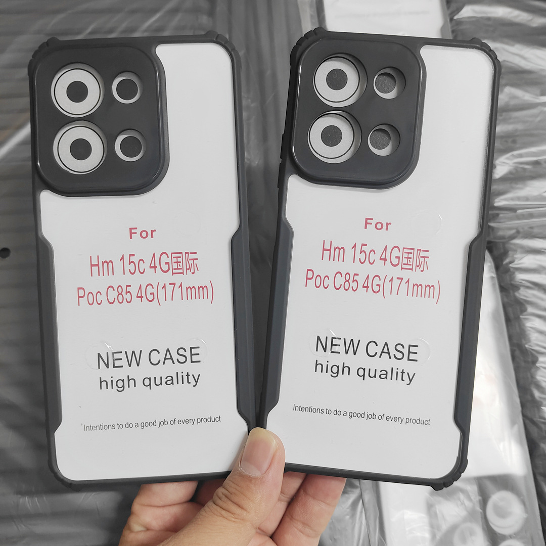 Blade Acrylic Tpu Two-In-One Mobile Phone Case Suitable for Xiaomi 15t 5g Foreign Anti-Fall Transparent Acrylic