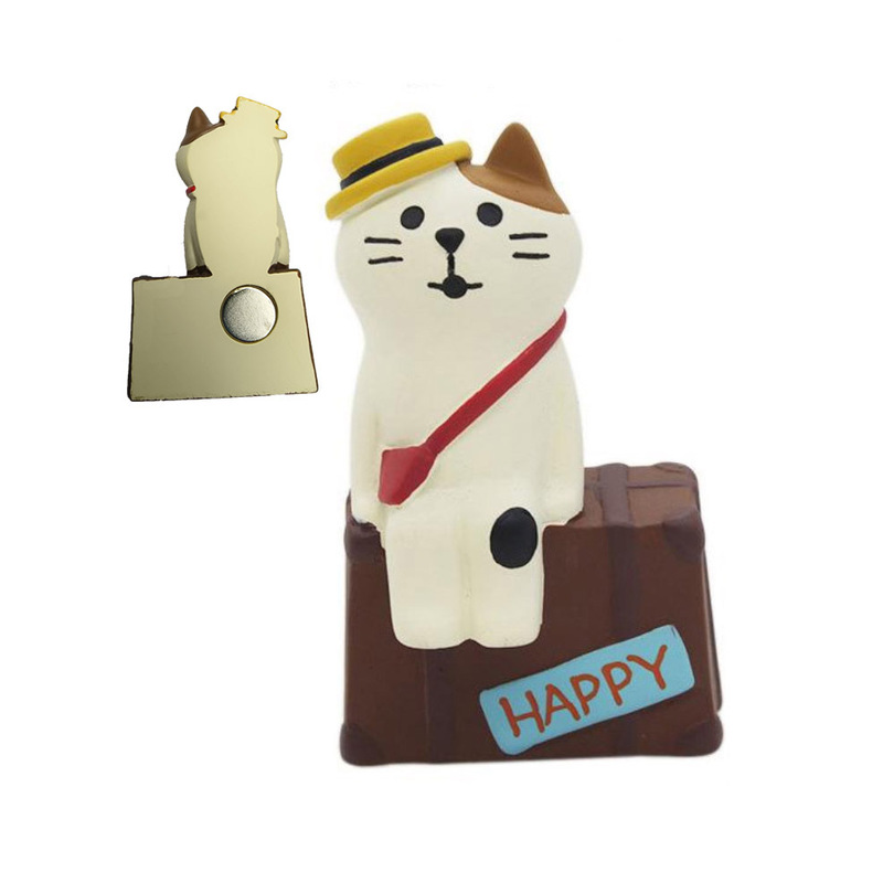 日本猫冷蔵庫マグネット DIY 磁気食品おもちゃ冷蔵庫メッセージステッカー樹脂シミュレーション食品冷蔵庫マグネット強力な吸引|undefined