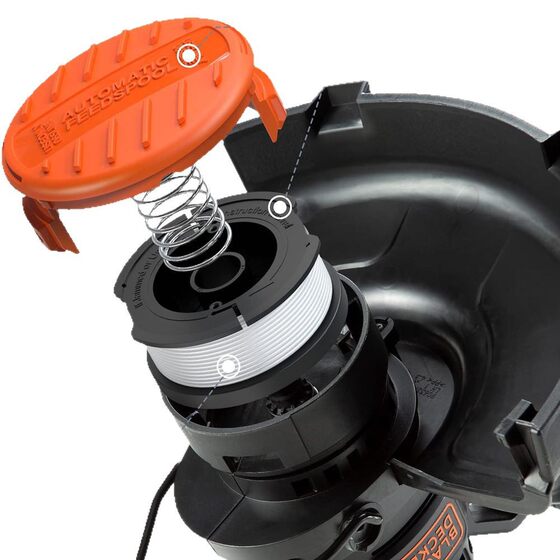 suit 8 2 2BLACK DECKER AF-100-3ZP replacement spool nylon lawn mower