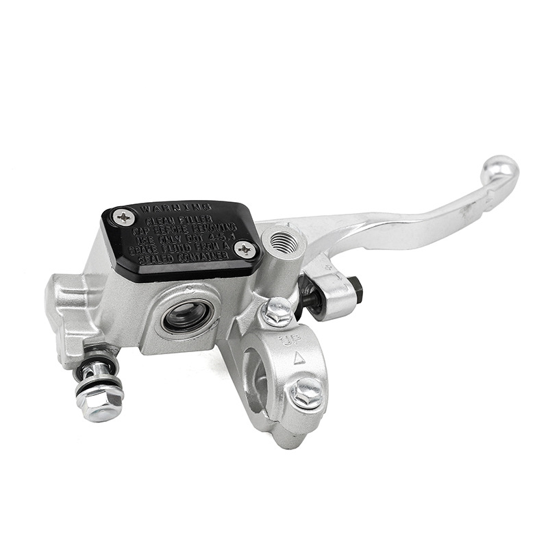 Off-Road Motorcycle Accessories Ktm Silver-White Front Disc Brake Pump with Folding Handle Hydraulic Brake Pump