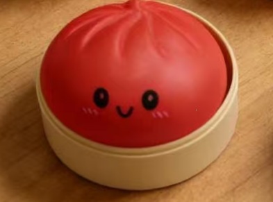 Dumpling Squishies Toy Simulación de bolos de pellizco de pellizco de juguetes de descompresión de bolos de pellizco de juguetes