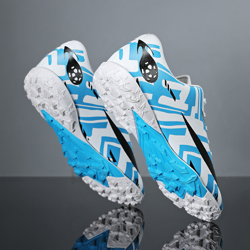 2025 nuevos zapatos de fútbol con uñas rotas antideslizantes transfronterizos, zapatillas de entrenamiento deportivo profesional para hombres, zapatillas de deporte para jóvenes de corte bajo image 7