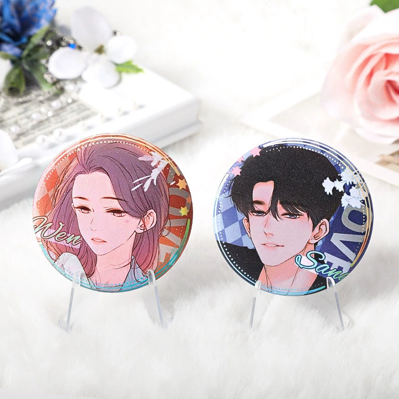 Comics, brooch, matte pendant, badge, decorations