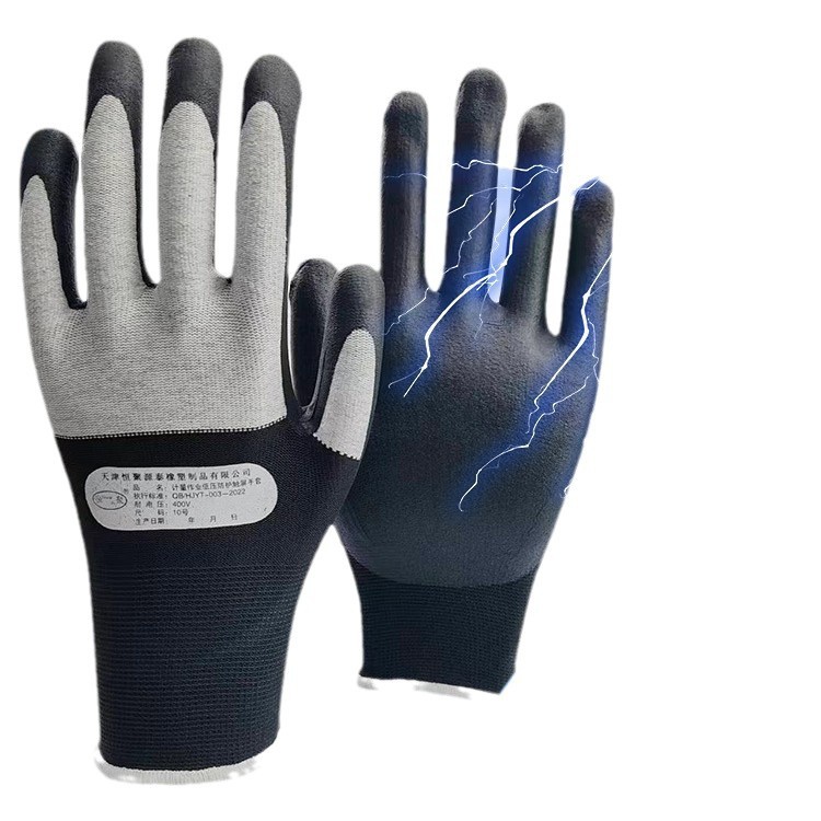 Hengju 400V guantes de aislamiento eléctrico 380V bajo voltaje especial ultra delgado flexible 220V vivo protección de seguridad de trabajo image 7