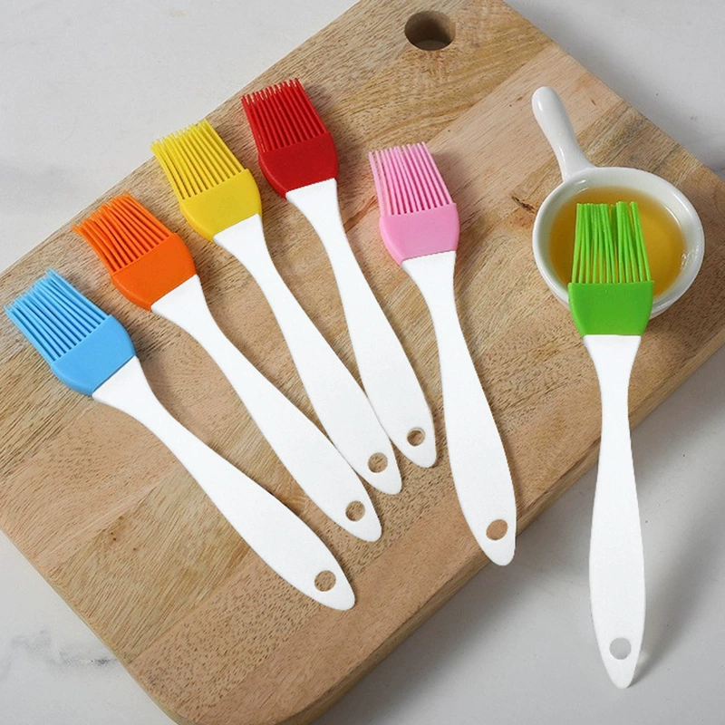 Фабрика спот малый силиконовый масляный щетка Открытый гриль щетка для выпечки инструмент силиконовая щетка кухня щетка силиконовая щетка