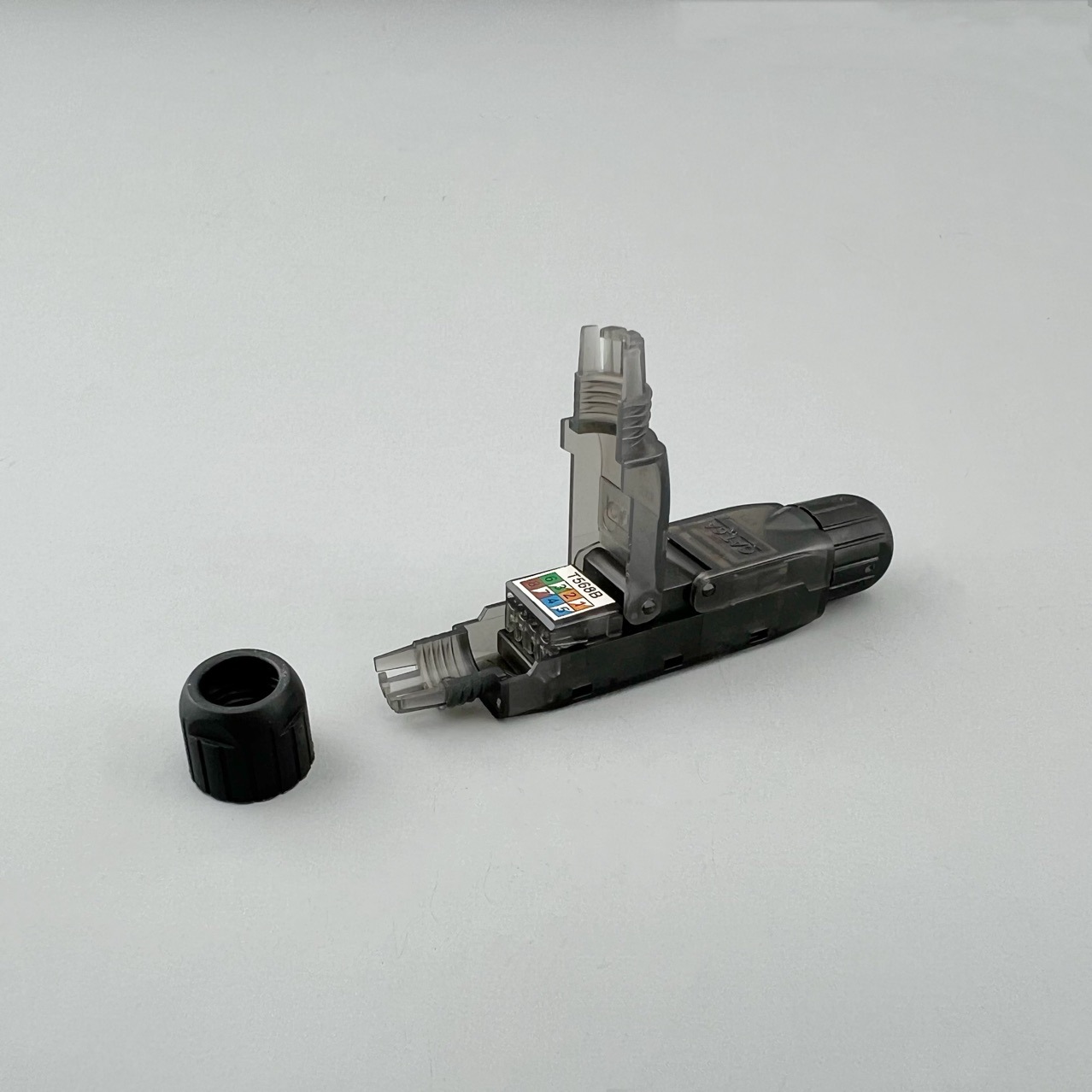 超六类 终端网络线延长接线对接免打工具连接模块免工具对通模块